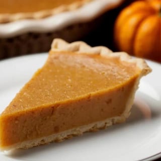 Pumpkin pie - Slice