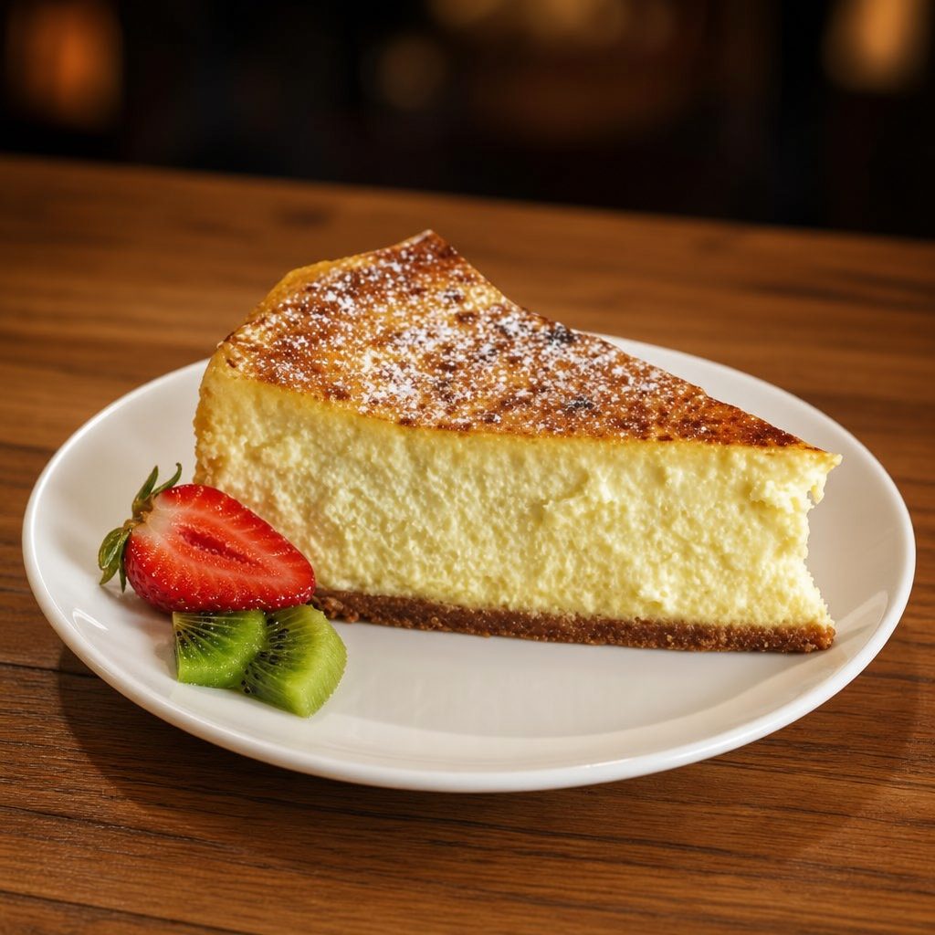Brulee cheesecake.
