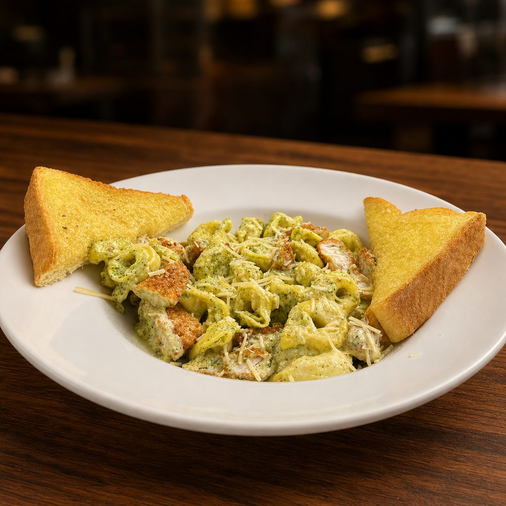Tortellini pesto.