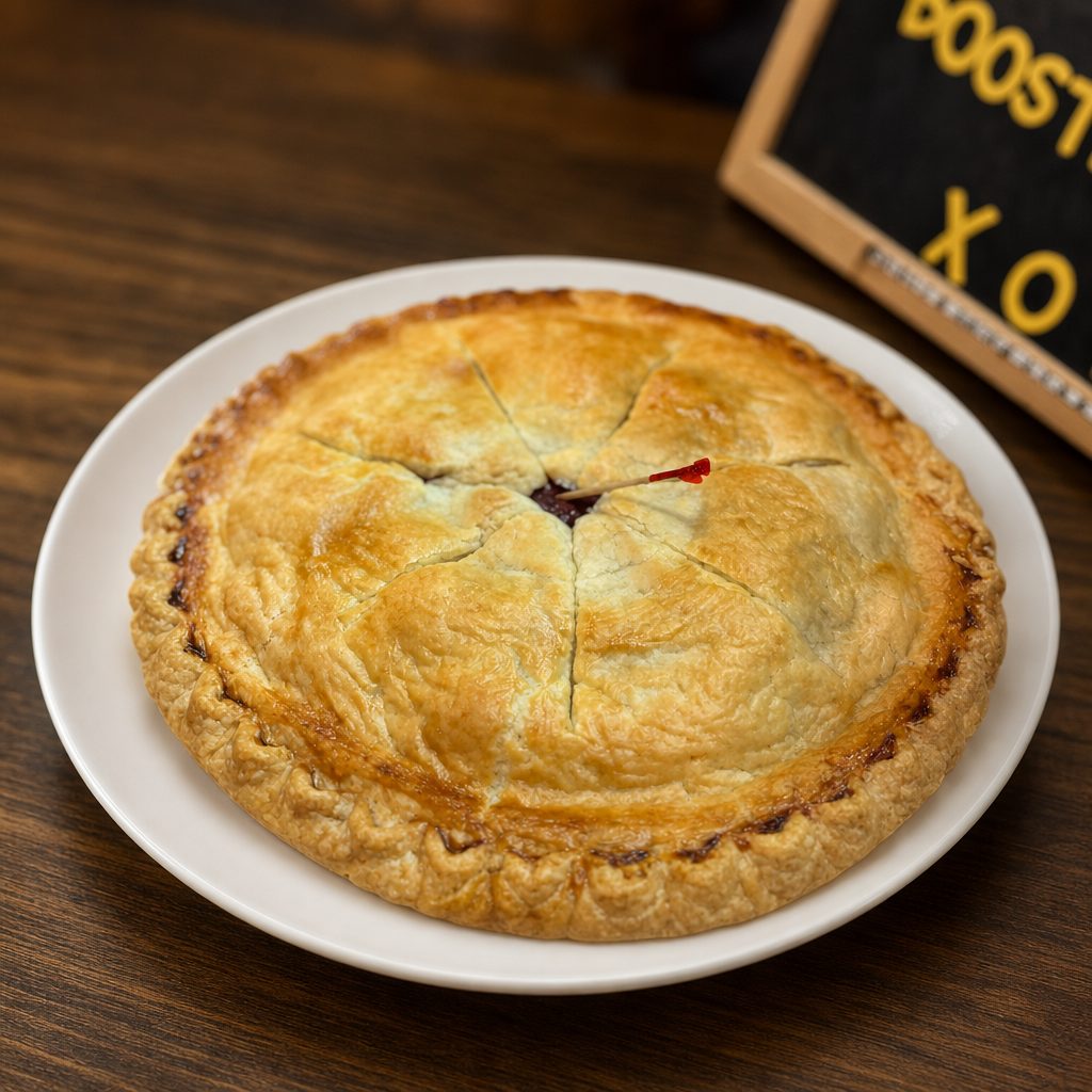 Peach pie - Whole.