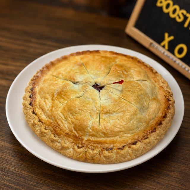 Peach pie - Whole.