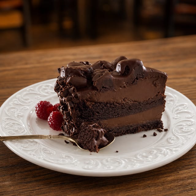 Chocolate cake - Slice.