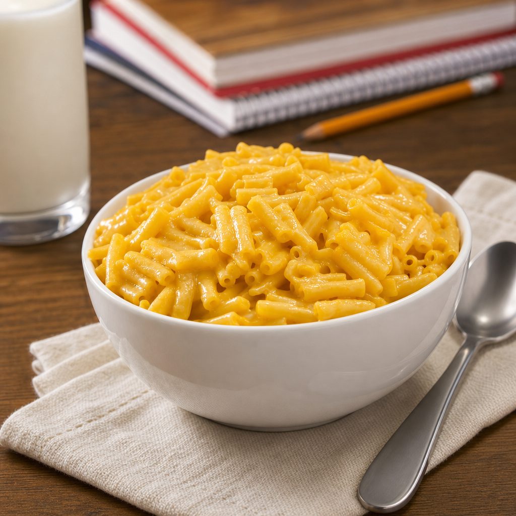 K - Mac n cheese.