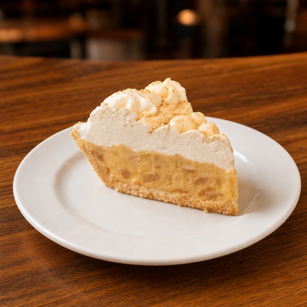 Banana cream pie - Slice.