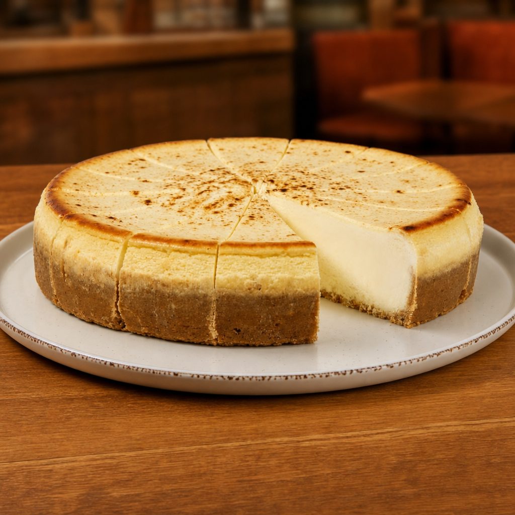 Brulee cheesecake.