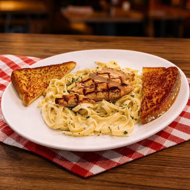 Fettucini alfredo.