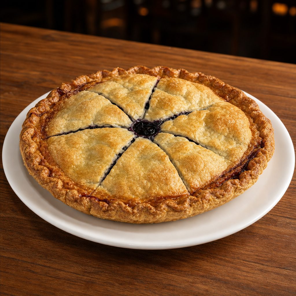Blueberry pie - Whole.