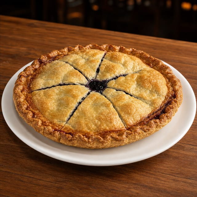 Blueberry pie - Whole.