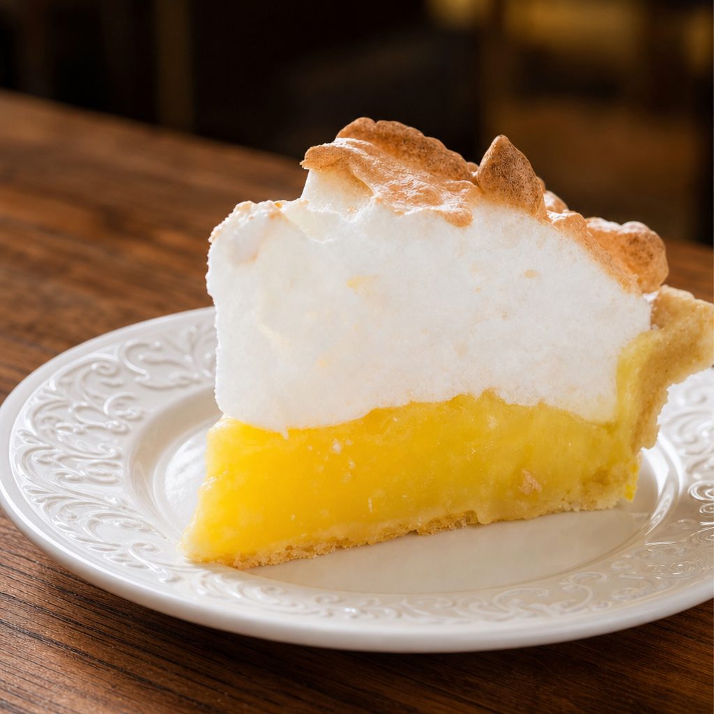 Lemon meringue - Slice.