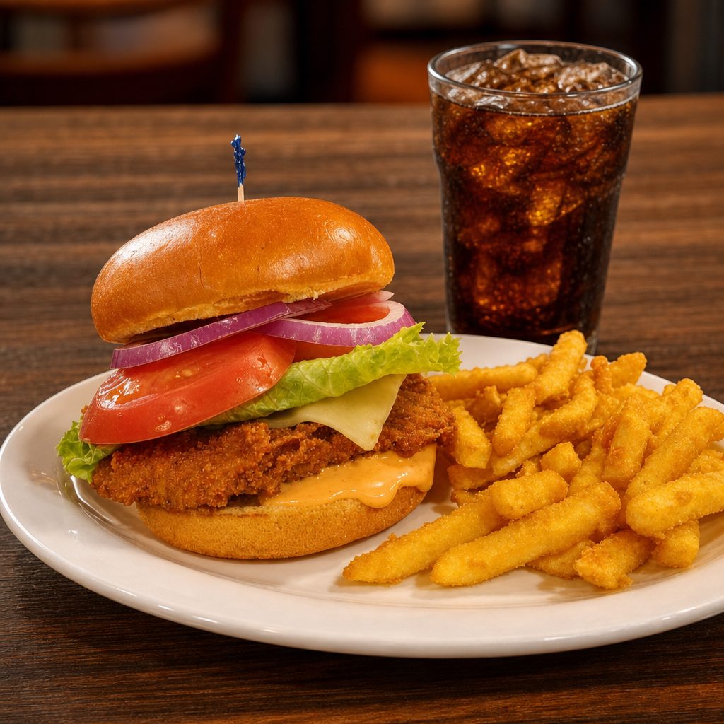Chicken sandwich.
