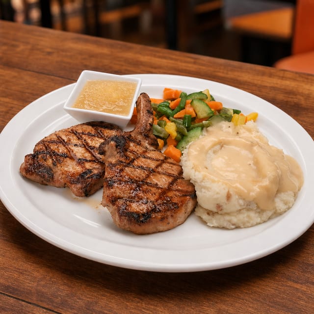 Pork Chop Dinner.