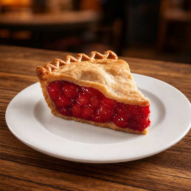 Cherry pie - Slice.
