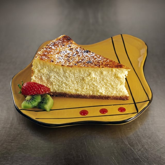 Brulee cheesecake.
