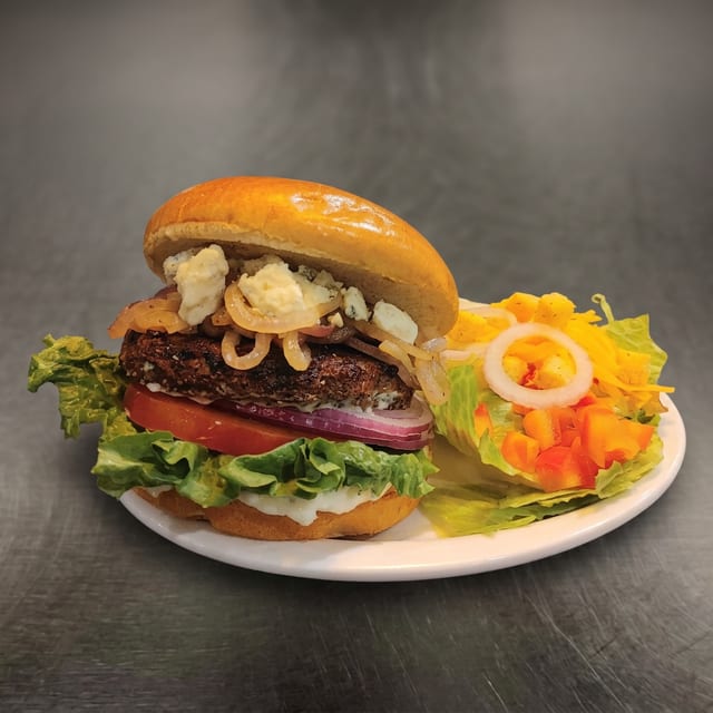 Bison burger.