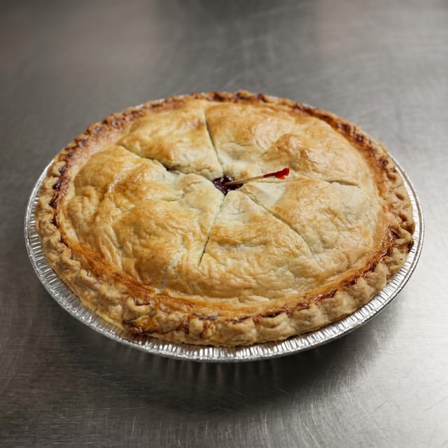Peach pie - Whole.