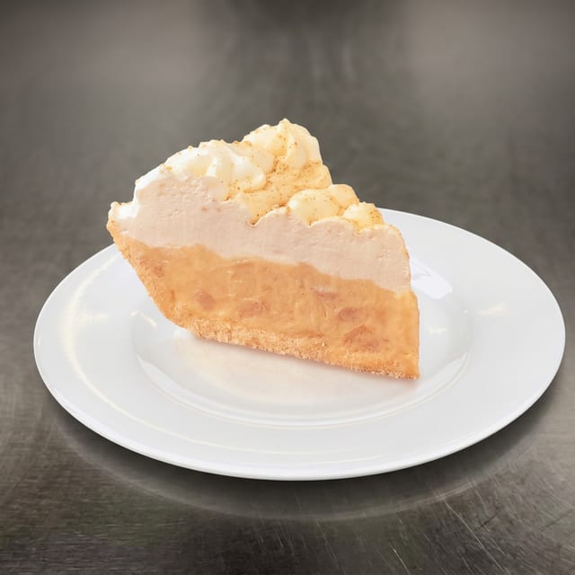 Banana cream pie - Slice.