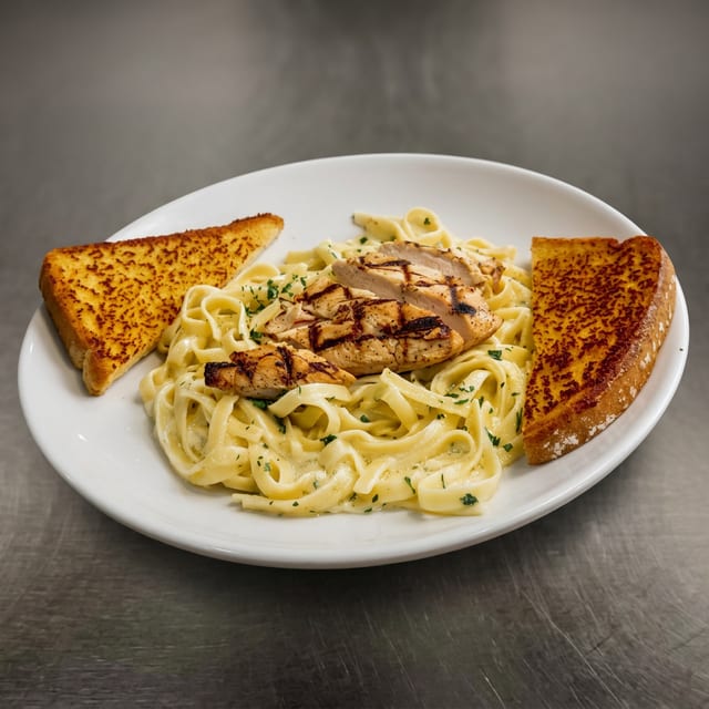 Fettucini alfredo.
