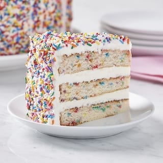 Rainbow sprinkle cake