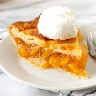 Peach pie - Slice