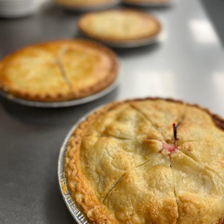 Indulge in our cherry pie