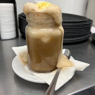 Root beer float