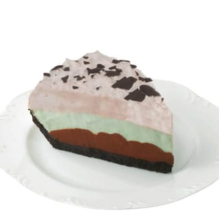 Chocolate mint pie - Slice